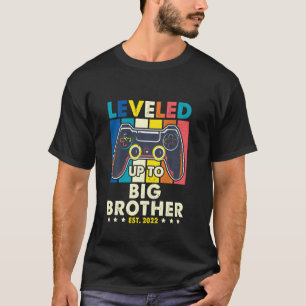Levelling Up To Big Brother 2022 Funny Gamer Vinta T-Shirt