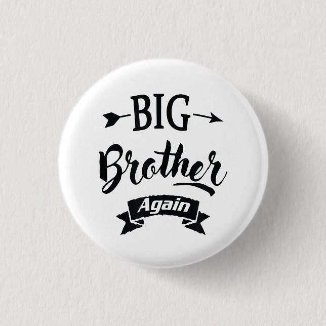 Levelling up to Big Brother Again 2022 Pregnancy 1 Inch Round Button (Front)
