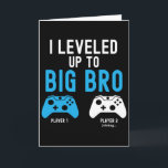 Levelling Up To Big Brother Design Video Game Play Card<br><div class="desc">Levelling Up To Big Brother Design Video Game Player 1</div>
