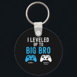 Levelling Up To Big Brother Design Video Game Play Keychain<br><div class="desc">Levelling Up To Big Brother Design Video Game Player 1</div>