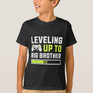 Levelling Up To Big Brother - Funny Gamer For Men  T-Shirt