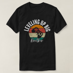 Levelling up to Big Brother funny gamer vintage T-Shirt