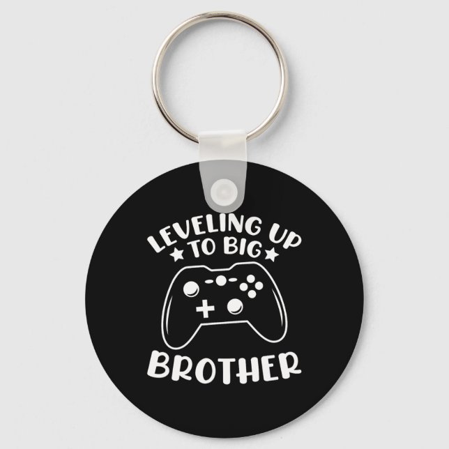 Levelling Up To Big Brother Video Game Controller  Keychain (Front)