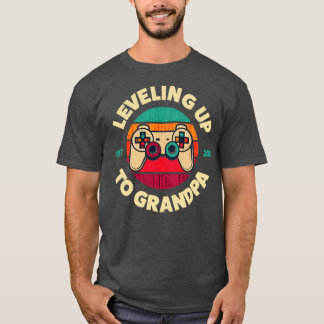 Levelling Up To Grandpa  T-Shirt