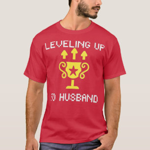 Levelling Up To Husband  (77)  T-Shirt