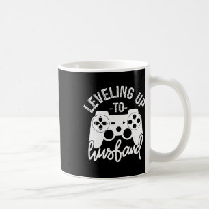 Levelling Up To Husband Groom Gamer Engagement  Coffee Mug