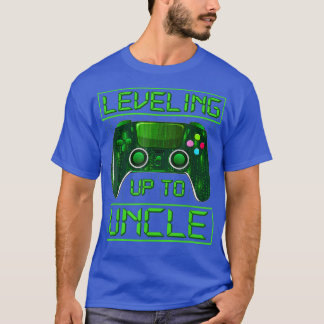 Levelling Up To Uncle Level Unlocked Gamer Uncle G T-Shirt