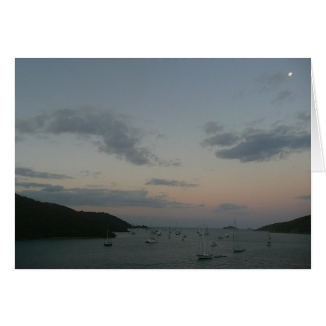 Lever de soleil à St. Thomas IV Îles Vierges améri (Devant horizontal)