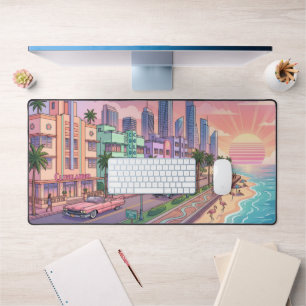 Lever de soleil Art Déco pastel à Miami
