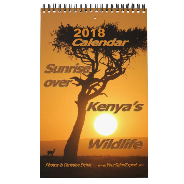 Lever de soleil au-dessus du calendrier de Wildli (Protection)