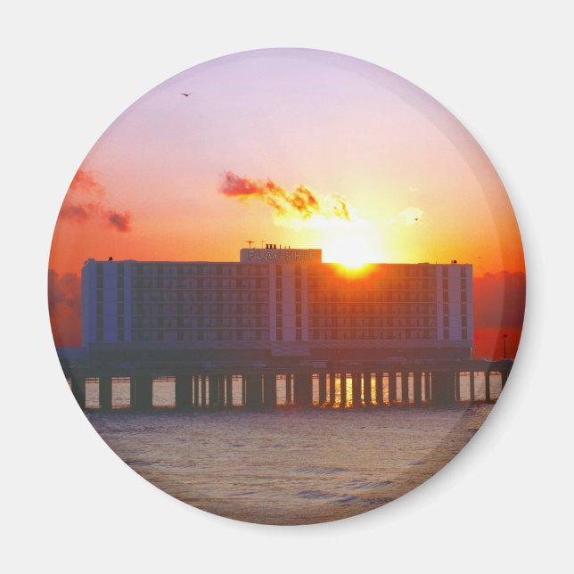 Lever De Soleil Au Flagship Hotel Magnets (Devant)