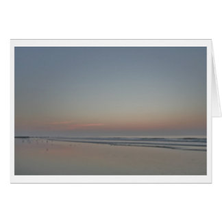 Lever de soleil, bord de mer--Photographie d'océan