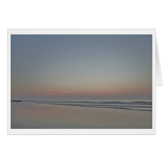 Lever de soleil, bord de mer--Photographie d'océan (Devant Horizontal)