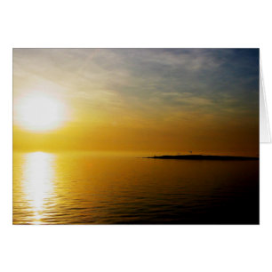 Lever de soleil de mer de Salish