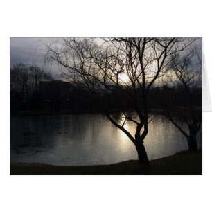Lever de soleil d'hiver