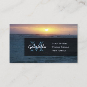 Lever de soleil d'océan : Cartes de visite de