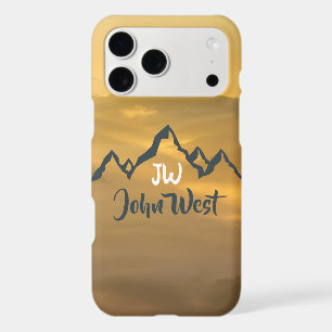 Lever de soleil doré monogramme personnalisable mo