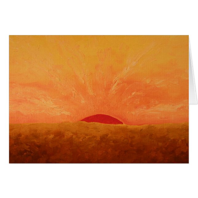 Lever de soleil glorieux (détail) (Devant horizontal)