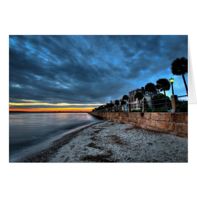 Lever de soleil orageux de batterie (Devant Horizontal)