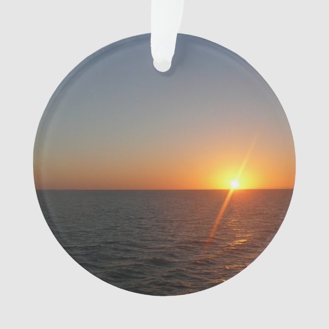 Lever du soleil à Sea III Océan Horizon (devant)