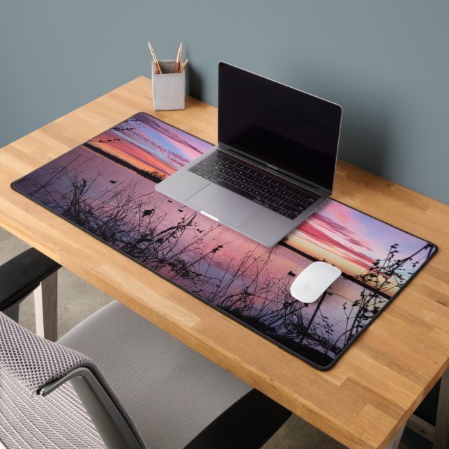 Lever du soleil dans l'aveugle de canard (Bureau 2)