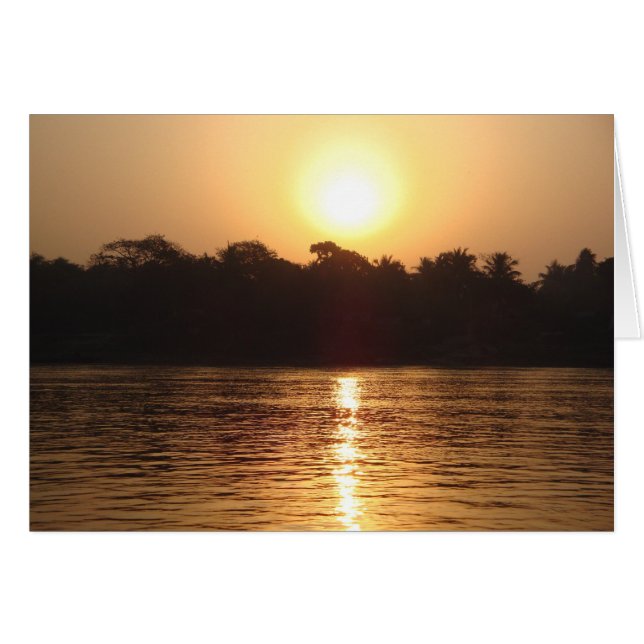 Lever du soleil sur Ganges (Devant horizontal)