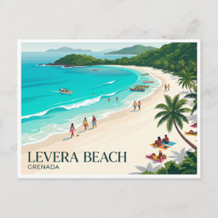 Levera Beach Sauteurs Grenada Postcard