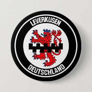 Leverkusen Round Emblem 3 Inch Round Button