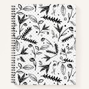 leves pattern notebook