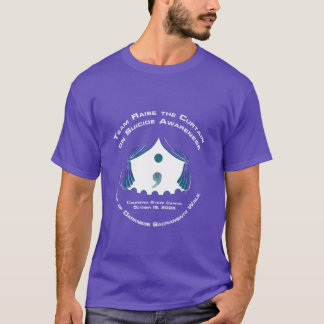 Levez le T-shirt homme du rideau