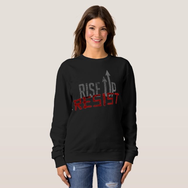 Levez-vous, résistez au sweatshirt de base des (Devant entier)