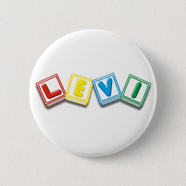 Levi 2 Inch Round Button (Front)