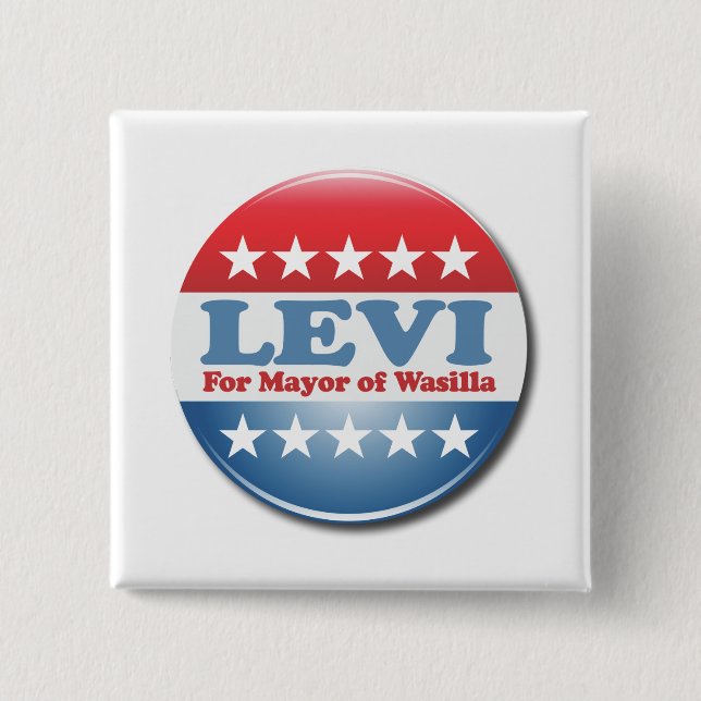 Levi for Mayor Button (Front)