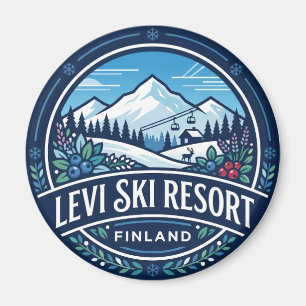 Levi Ski Resort Finland Magnet