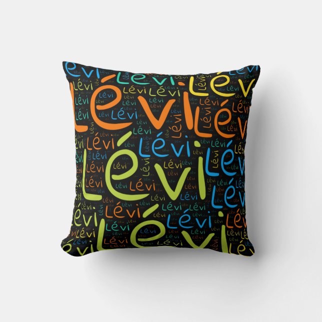 Levi Throw Pillow (Front)