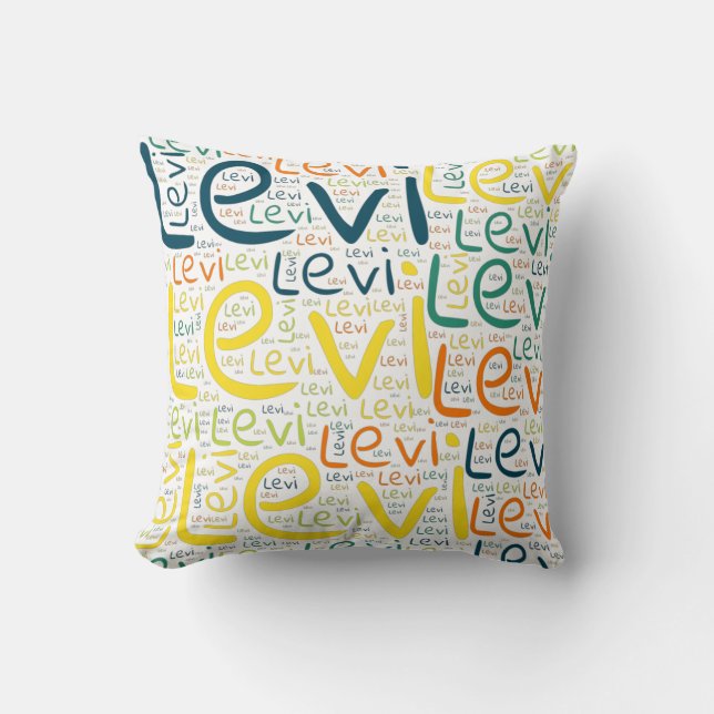 Levi Throw Pillow (Front)