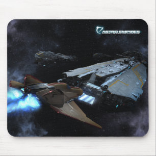 Leviathan & fighter mouse pad