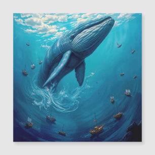 Leviathan’s Flight to Freedom – Surreal Whale Art