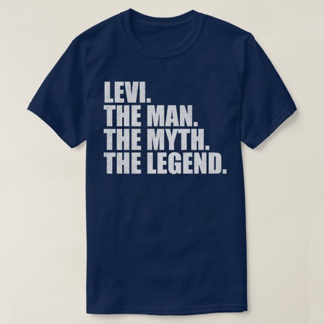 LeviLevi Name Levi given name T-Shirt (Design Front)