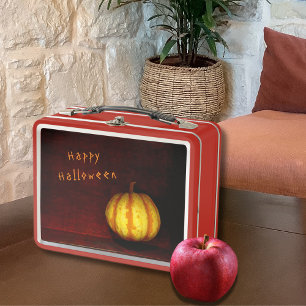 Levitate Pumpkin - Still Life Metal Lunch Box