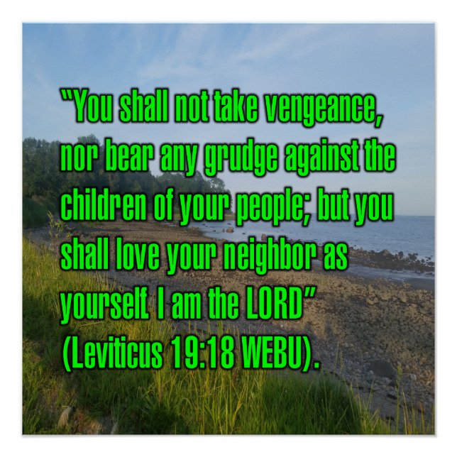 Leviticus 19:18 WEBU Poster (Front)