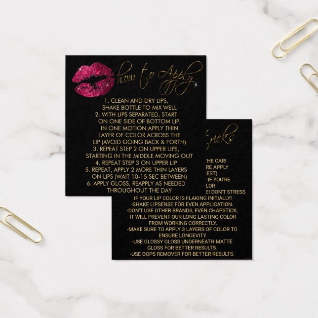 Lèvres à Parties scintillant rose chaud 2 - Commen (Bureau)