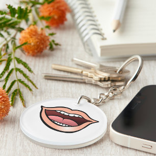Lèvres Bouche Ouverte Dents Langue