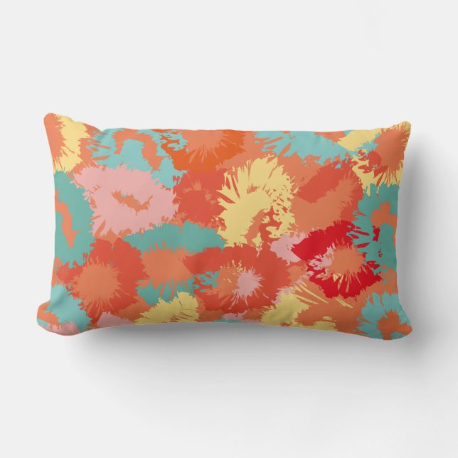 Lèvres chaudes, coussin pop art rétro (Recto)