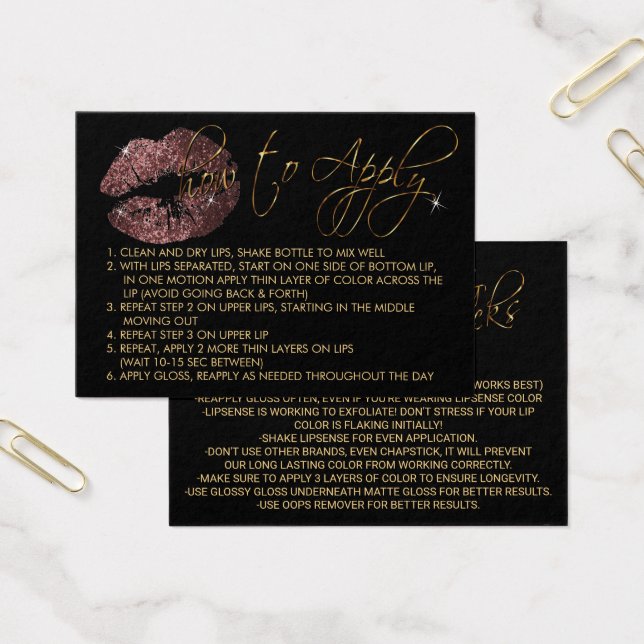 Lèvres de Parties scintillant Rose foncé - Comment (Bureau)