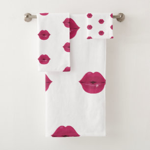 Lèvres Douche rideau rose Kiss Lipstick
