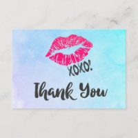 Lèvres Kissy Rose avec xoxo! Merci