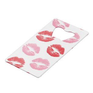 Lèvres rouges et roses, motif de lèvres, rouge à l