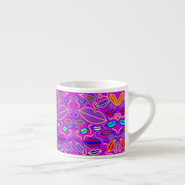 Lèvres vibrantes Espresso Mug (Droite)