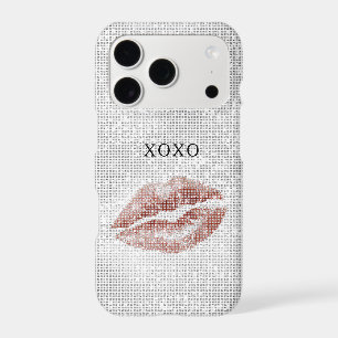 Lèvres XOXO rouges scintillantes